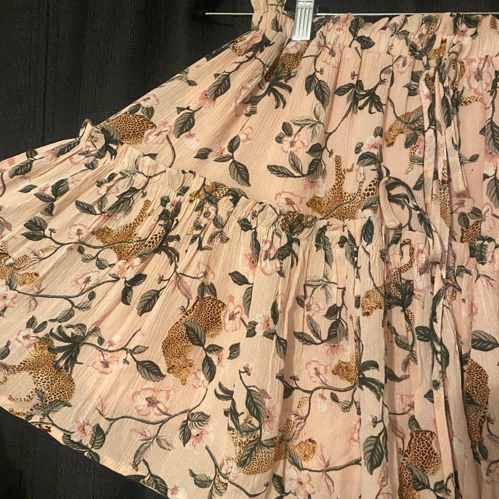 Minkpink Wild Leopard Mini Skirt
